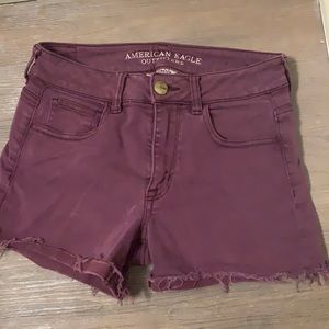 Purple shorts